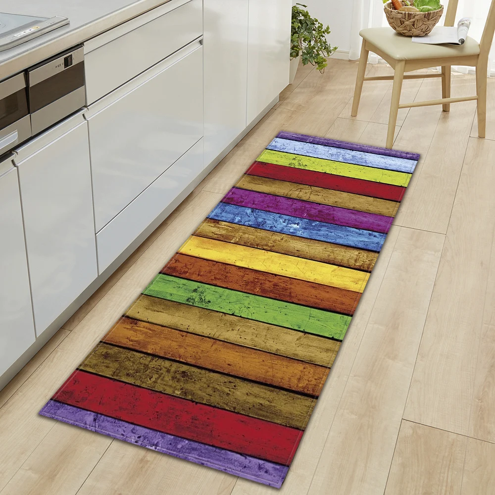 Modern Kitchen Mat House Entrance Doormat Home Living Room Bedroom Tatami Floor Decor Carpet Bath Hallway Door Non-Slip Foot Rug