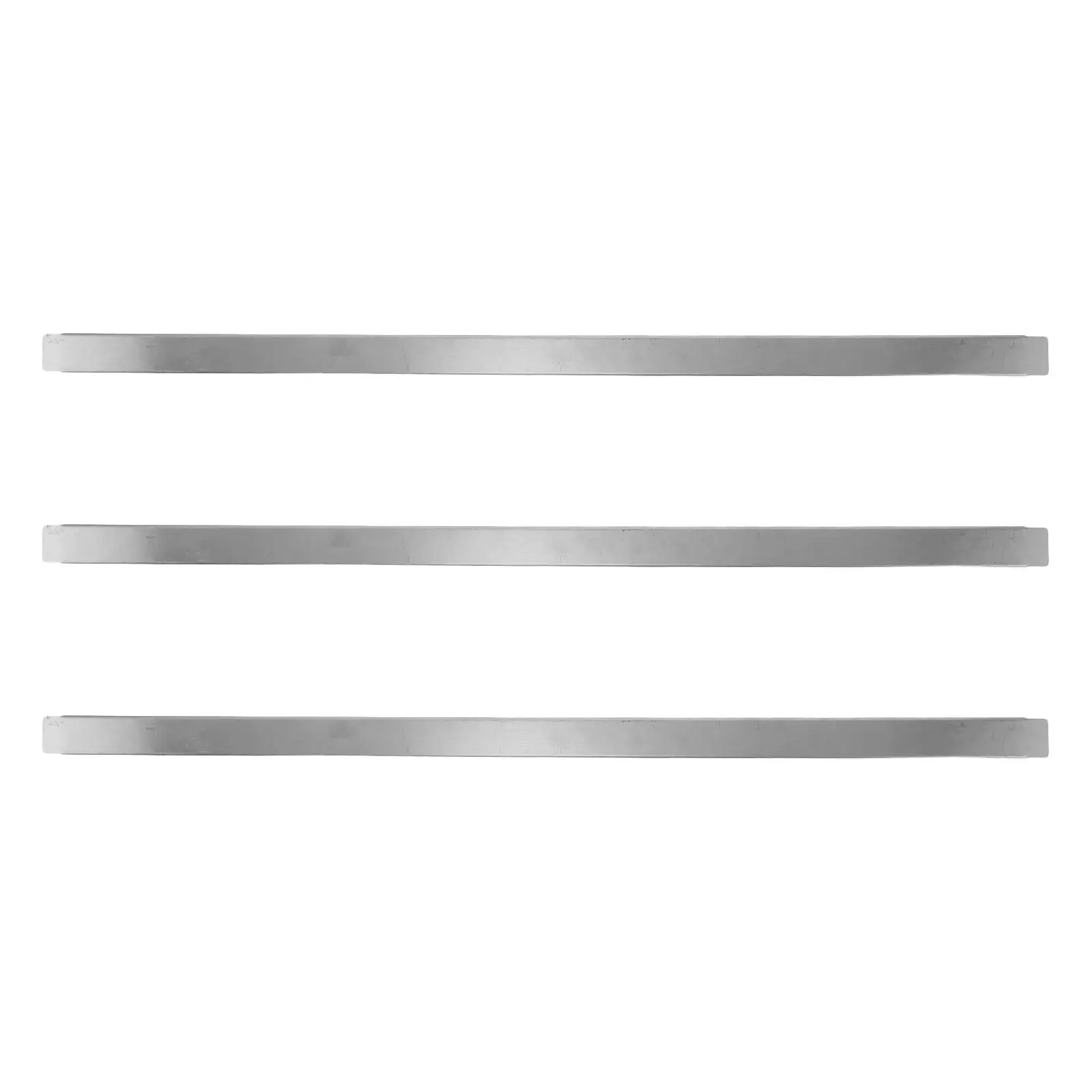 3pcs Steam Table Adapter Bars Metal Cooler Food Divider Rods for Hotel Restaurant Pan Hotel Restaurant Catering Commercial