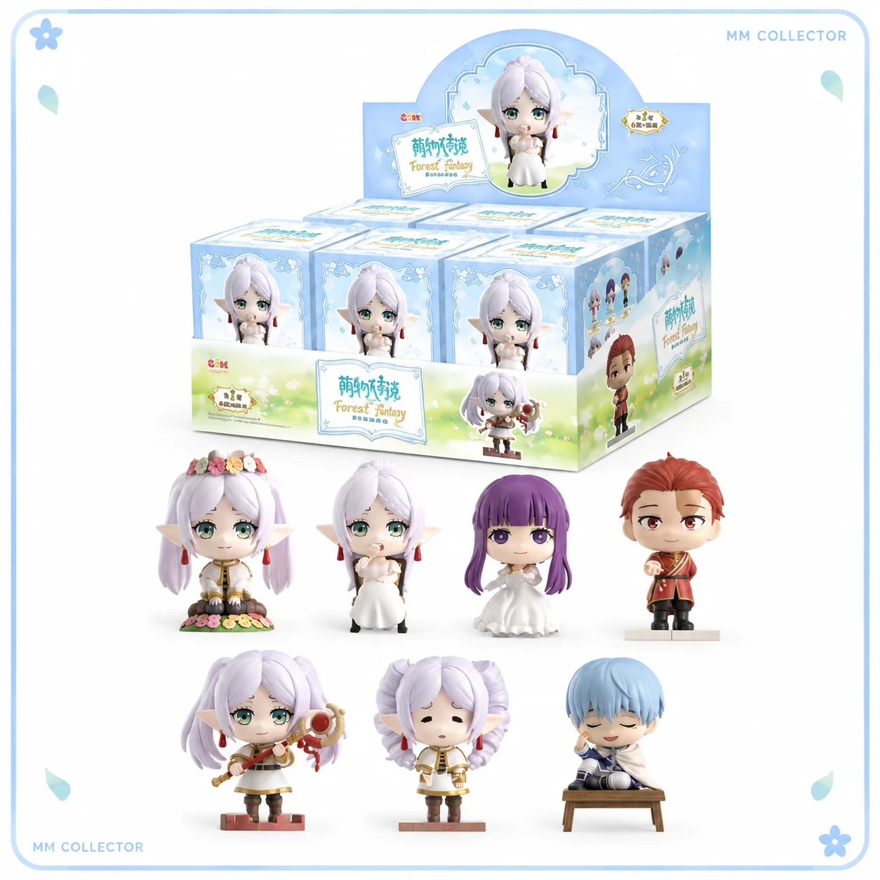 Official EAKI Frieren Travel Diary Blind Box Mini Figurine Desktop Ornament Collectible Toys For Anime Hobby Fans Secret Gifts