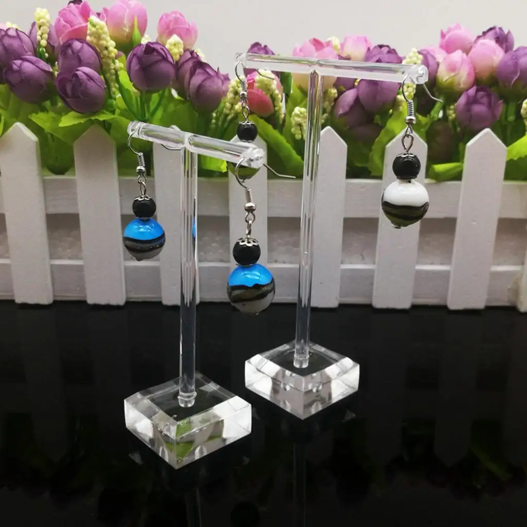 

2Pack Acrylic Earring Stand Retail Display for Show, Jewelry Display Organizer