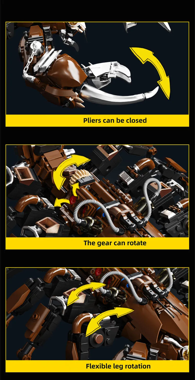 Idea Animals Battle Mecha Baustein Mechanischer Skorpion Roboter Mech Modell Bausteine Konstruktionsspielzeug Sammlerstück für Geschenke – Detail 6