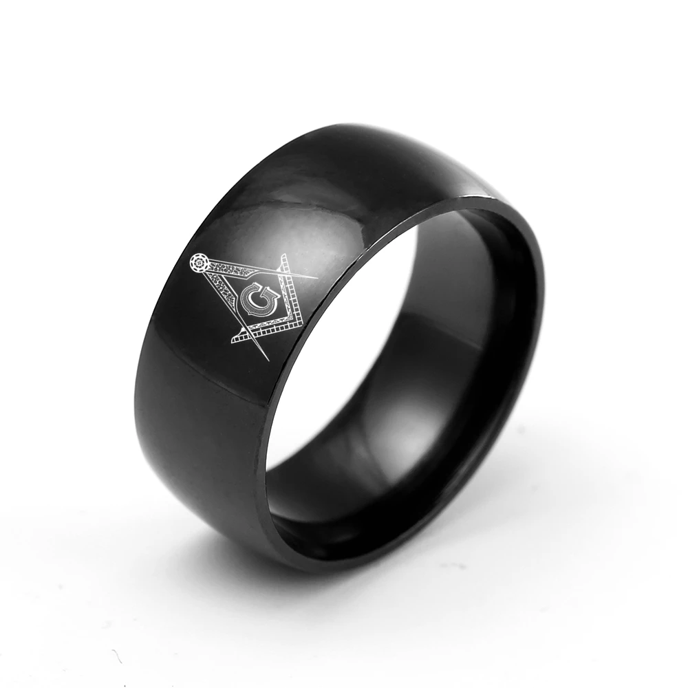 Masonic Stainless Steel Rings For Men Women