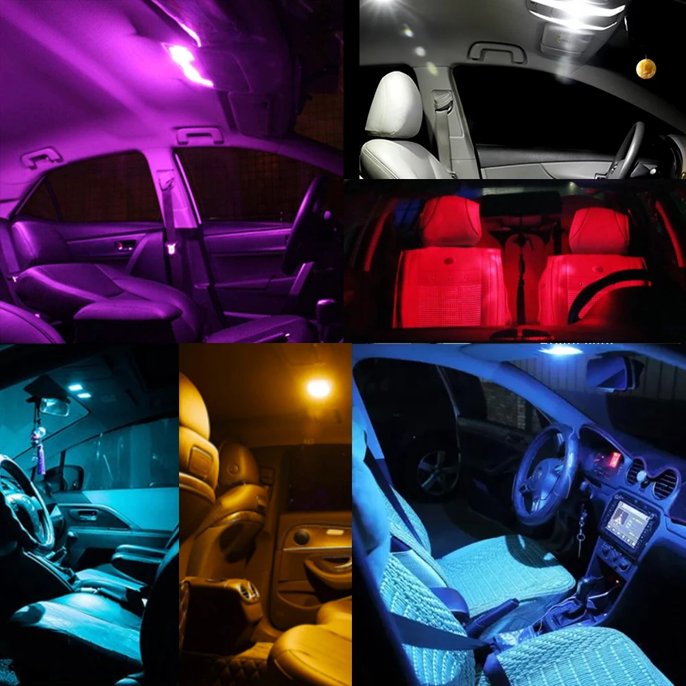 10x canbus t10 w5w led-lampe 3030 smd für signal licht auto claer ance keil seite rückwärts kofferraum lampe kein fehler 12v 6000k weiß rot