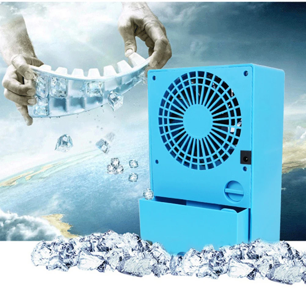 

Premium Mini Humidifier Fan 420Ml Portable Air Cooler For Bedroom Office 3 Wind Settings Low Power Abs Material Desktop