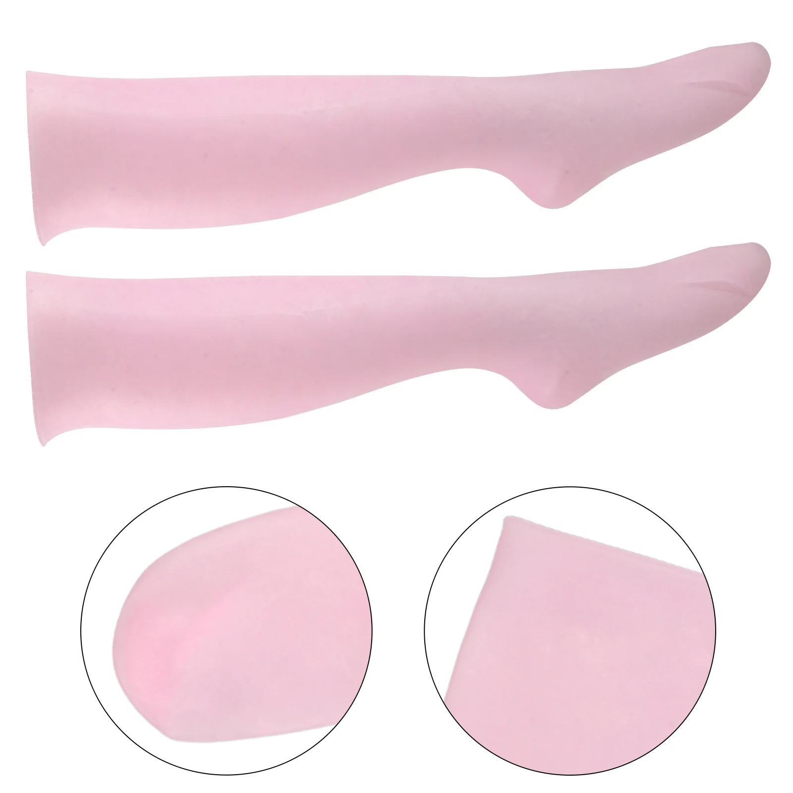 

Long Tube Moisturizing Socks Soft Sebs Material Elastic Cuff Overnight Dry Heel Repair Spa Socks for Men Women