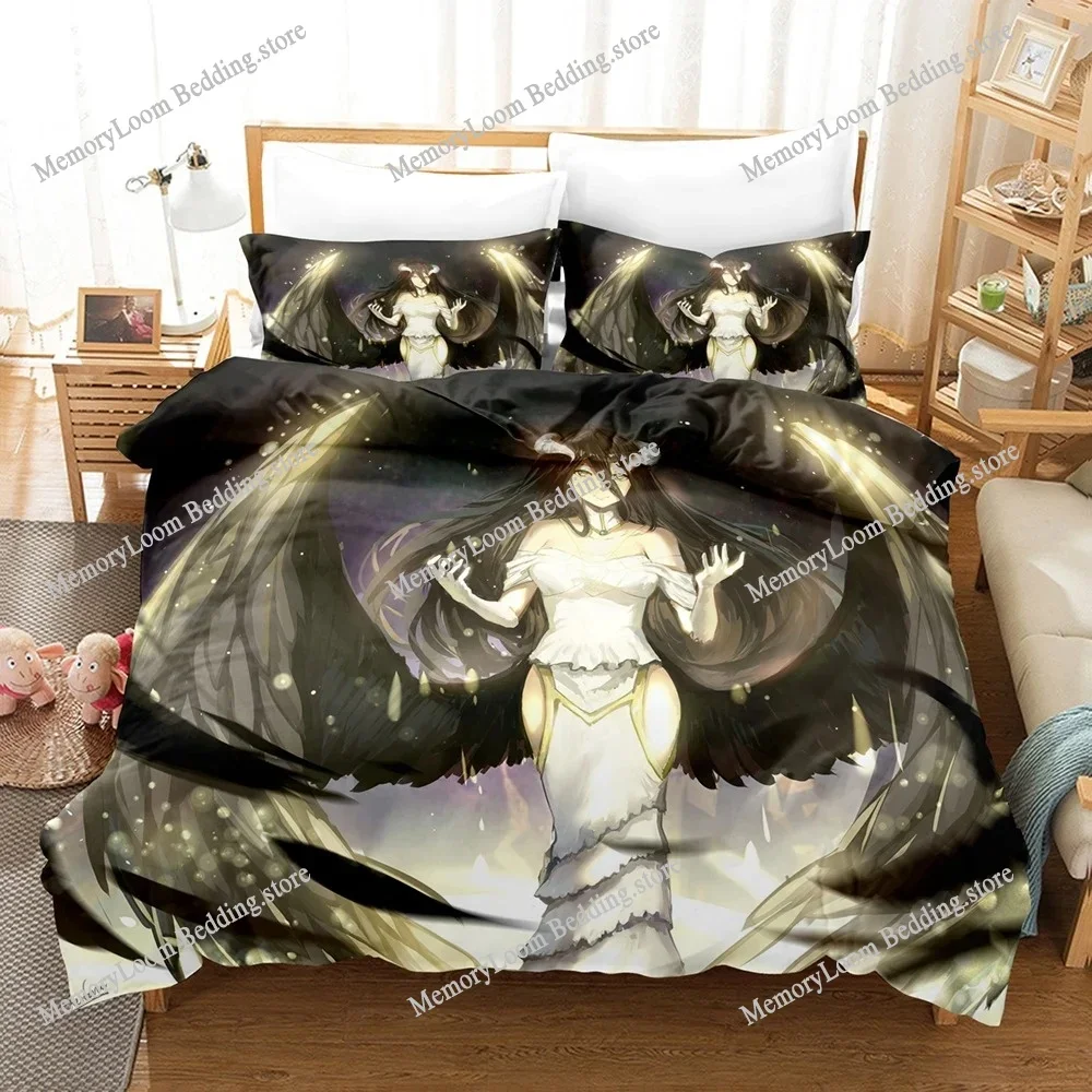 3D Print Game The OVERLORD Bedding Sets Duvet Cover Set with Pillowcase Twin Full Queen King Bedclothes Bed Linen Home Textiles