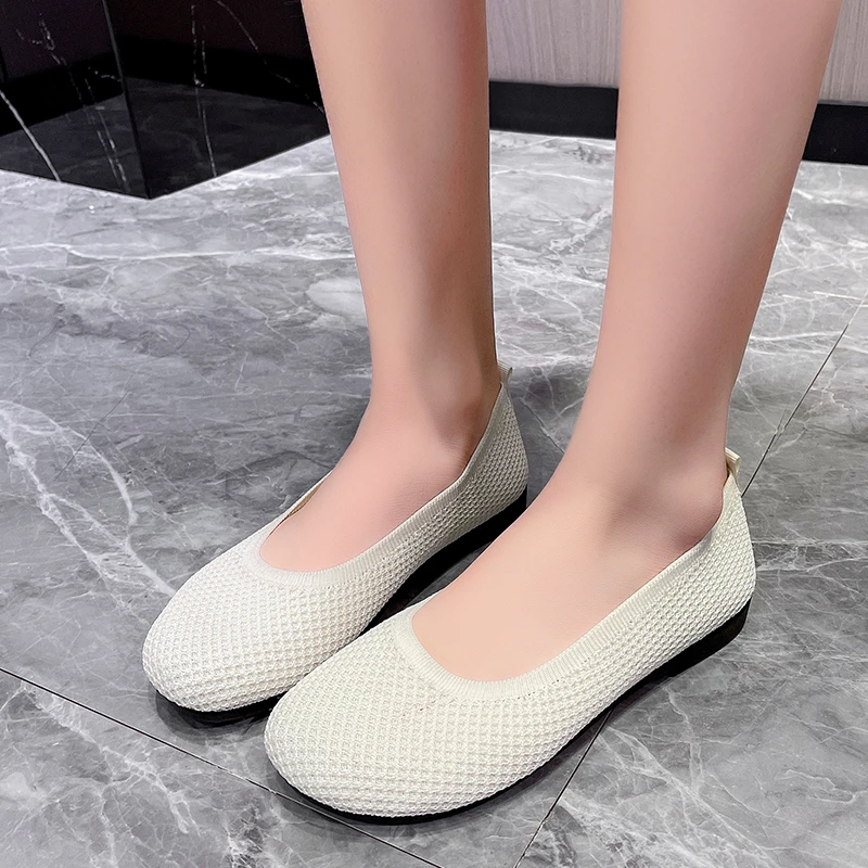 Women\'s ballet flats Women\'s Shoes Retro Comfortable Leather Sheepskin Flat Women\'s Shoes Shallow Mouth Shoes