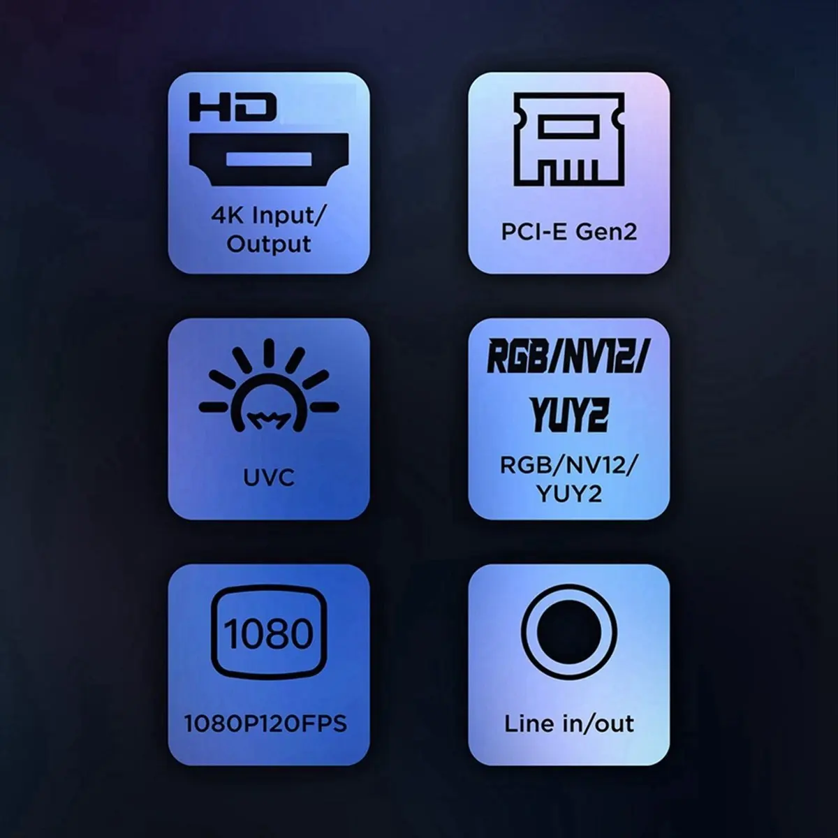 AABFK 324B Live Gamer Raw PCIE 4K Video Game Capture Card Record and Live Stream for Gaming Systems Camcorders