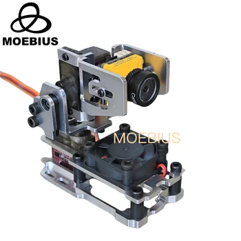 Metal servos Pan Tilt bracket steering motor Sky End Fpv head tracking dual axis Pan Tilt model camera 2