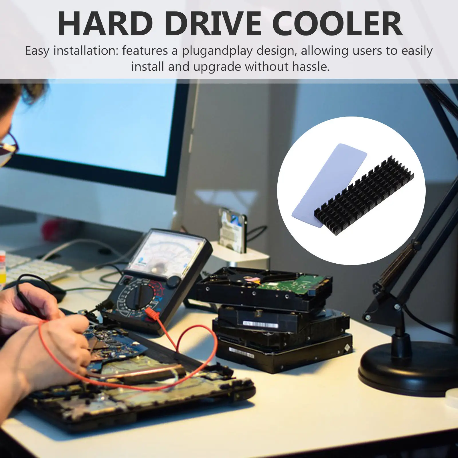 

2280Pcs M2 Pcie Nvme Heatsink High Speed Cooler Device Solid State Drive Cooler Laptop Motherboard Heat Dissipation