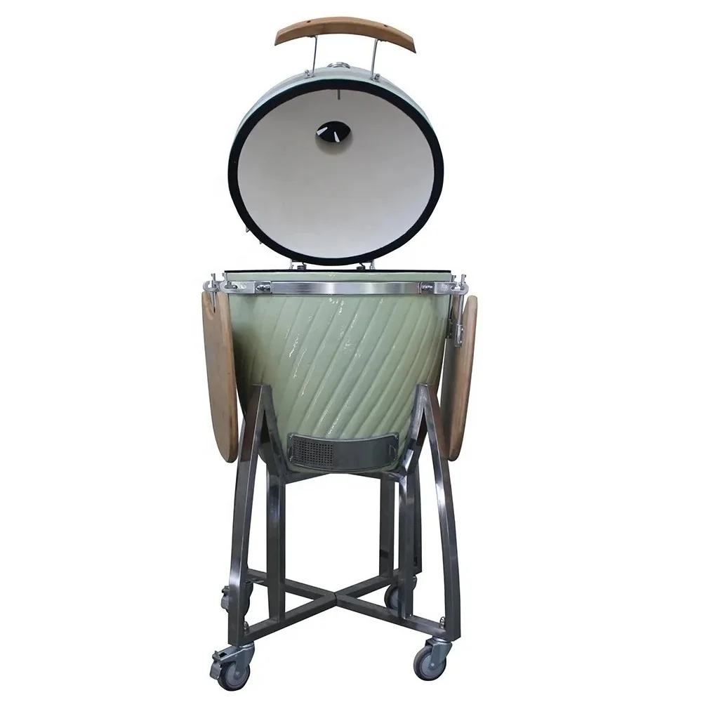 

Auplex 20 Inch Kamado Grill Ceramic Bbq Smoker Charcoal Accessories