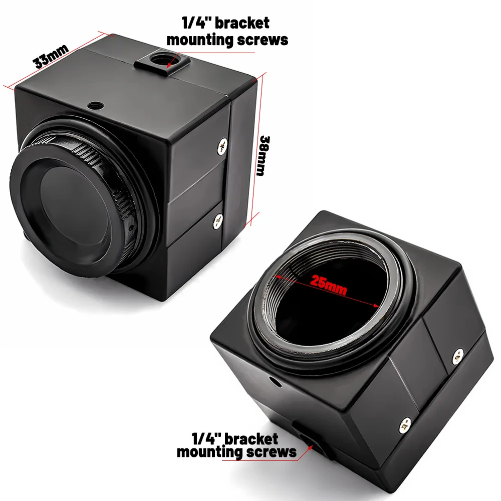 Industriële Metalen Camera Shell Behuizing & Case De CCTV Camera Box Voor 32x32mm Grootte AHD/CCD/CMOS/IP/USB Camera Module Chipset Board