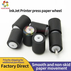 10Pcs Printer Paper Pressure Roller Wheel Konica Allwin Rubber Pinch Roller for Human Wit-color Crystaljet Xuli Inkjet Printer