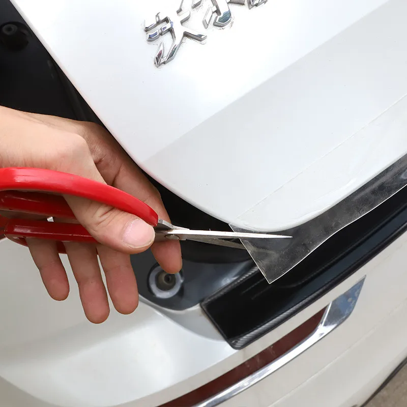Transparent Auto Tür Aufkleber Protector Auto Tür Sill Kratz Aufkleber Protector Nano Band Auto Stoßstange Streifen Auto Schützen – Detail 5