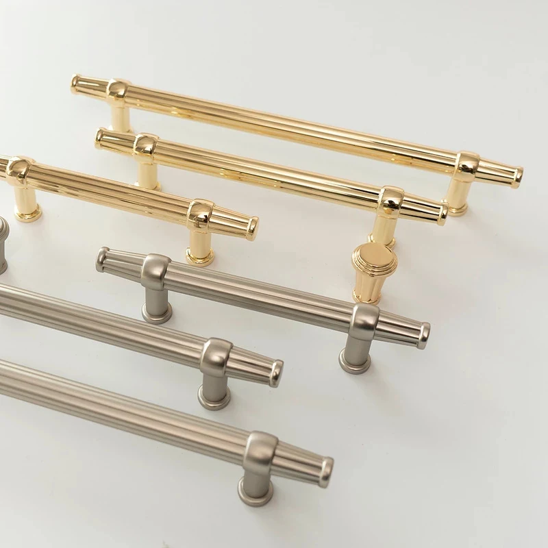 MFYS 3.78'' 5'' 7.56'' Modern Furniture Handles Gold Matte Silver Round Door Knobs Wardrobe Dresser Pulls Cabinet Hardware