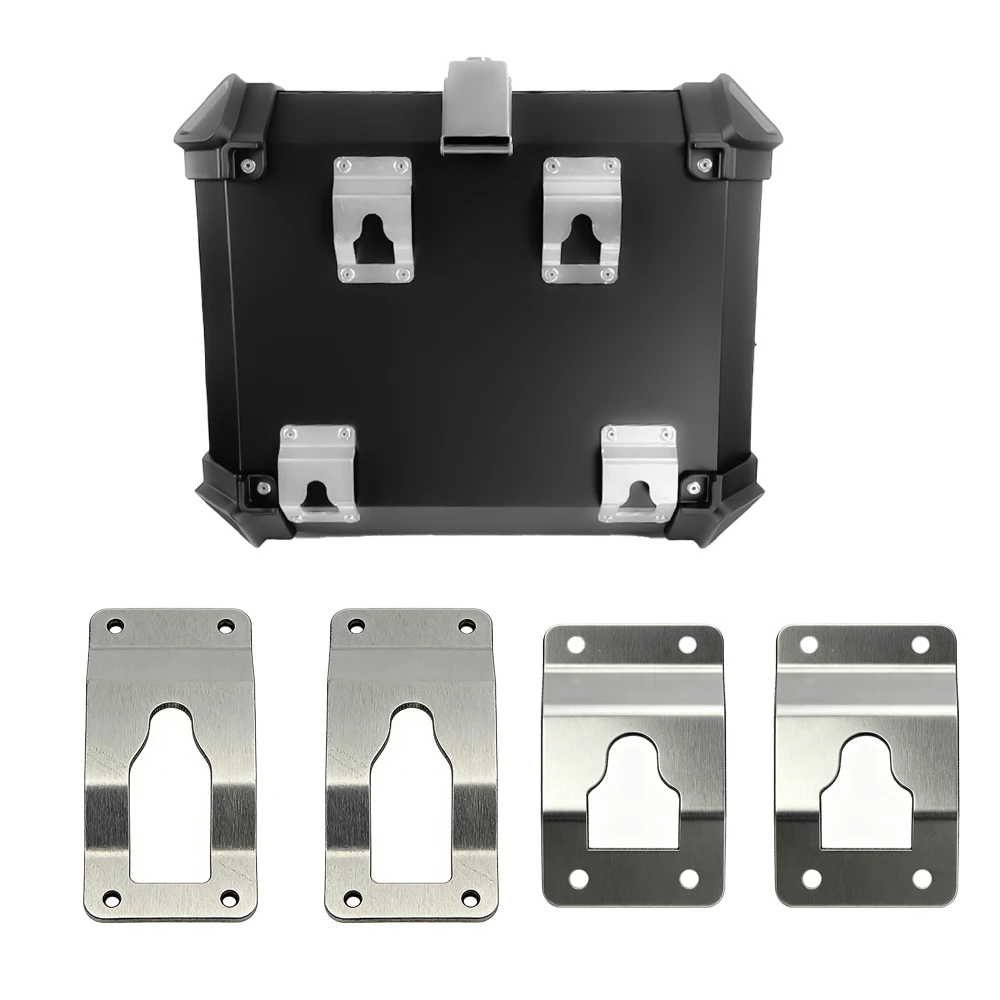 Universal Motorcycle Top Case Base Plate Quick Release Mount Slot Tail Side Box Rear Trunk Luggage Case Installation Parts