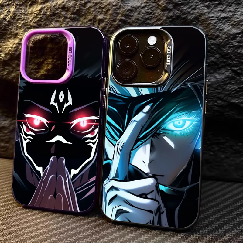 Handyhülle für Xiaomi Redmi Note 7 8 9S 10 11 12 13 14 15 Pro Plus 4G 5G Stylische Jujutsu Satoru Gojo Sturzsichere Matte Rückseite