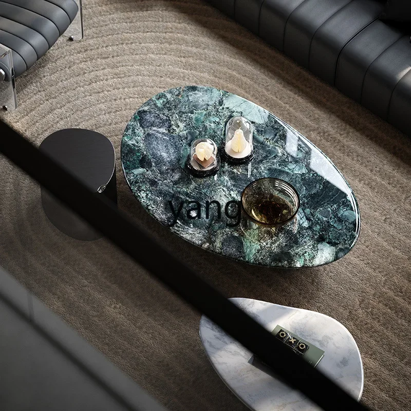 LH pebble coffee table living room home light luxury high-end design sense whole house matching