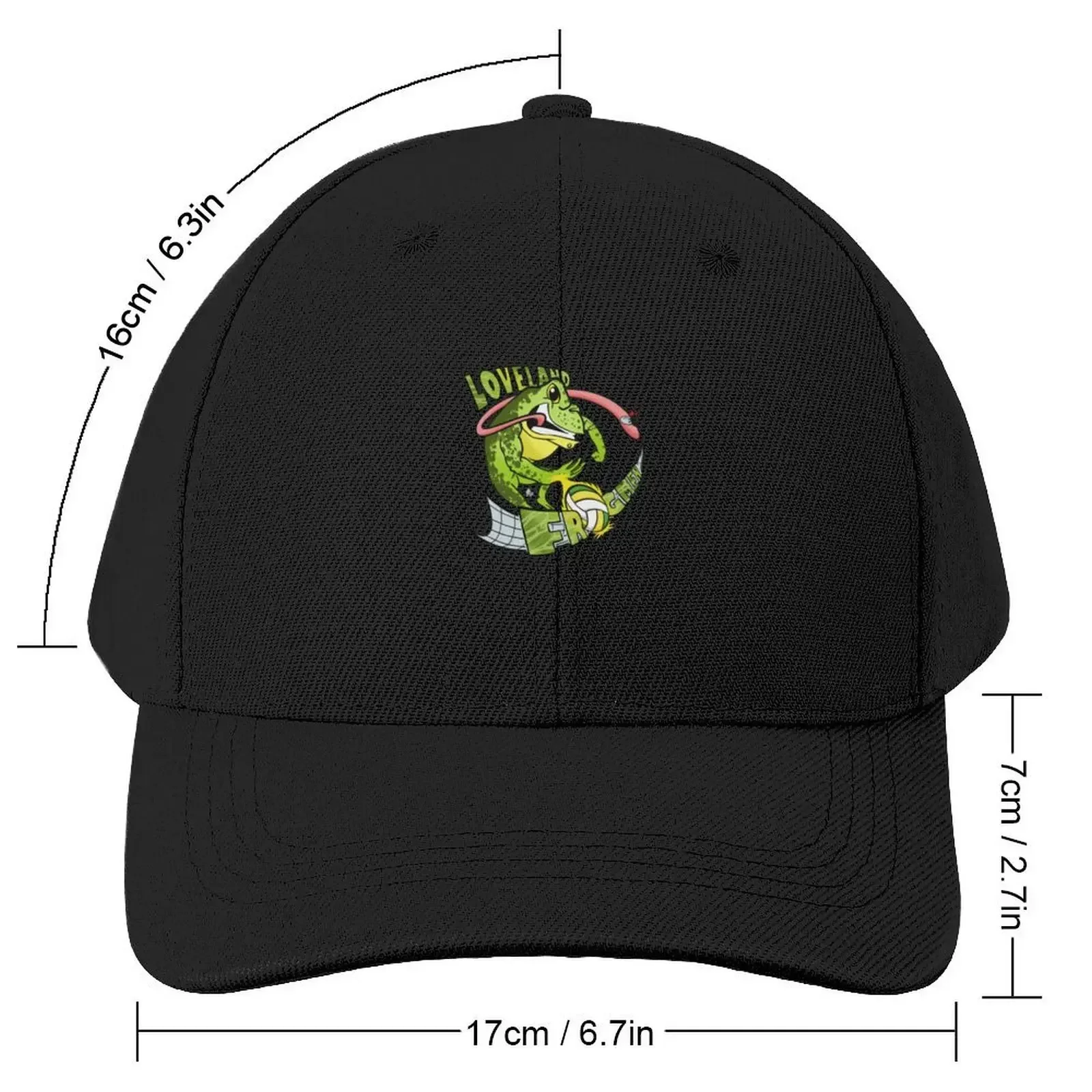 Loveland Frogmen Volleyball Baseball Cap funny hat Rave Hat Baseball Cap Luxury Brand Men Caps Women's