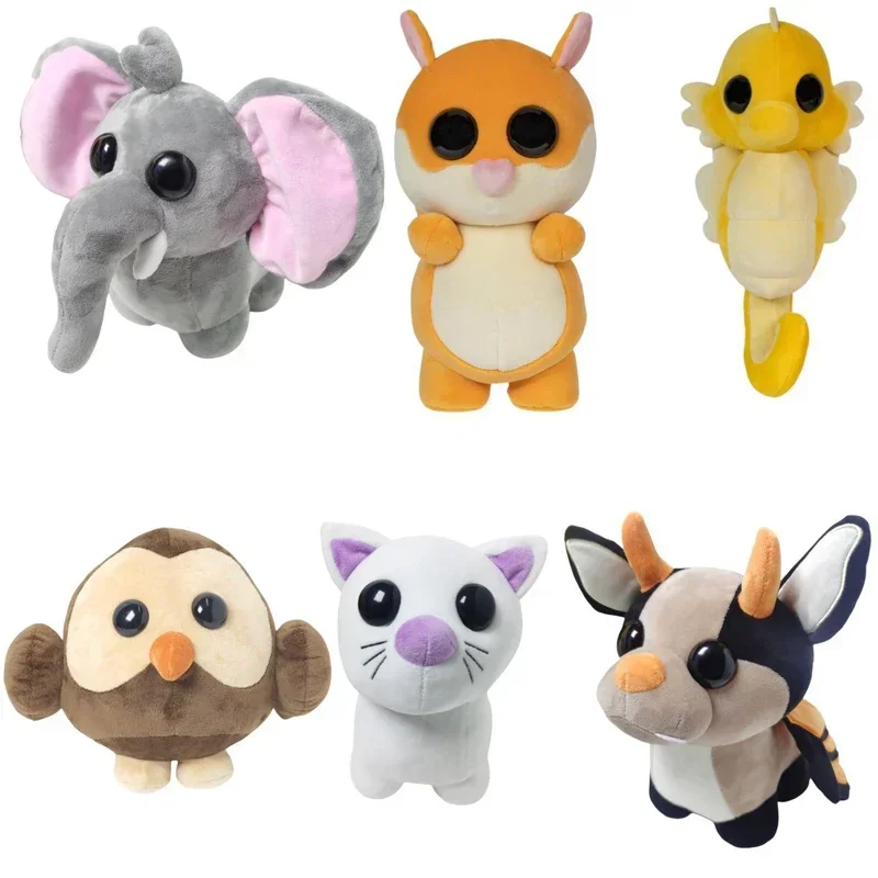 20CM Adopt Me Plush Toy Dolls Lovely Cartoon Animal Stuffed Soft Toy Birthday Gift For Children