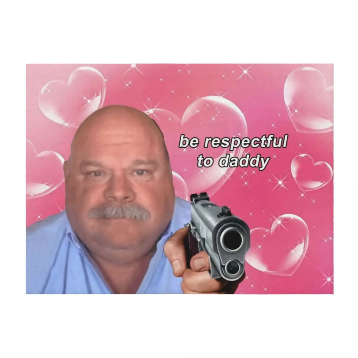 

Daddy Winkle Bertram Be Respectful to Daddy Wow Yrs22 Throw Blanket Decorative Beds funny gift Bed Loose Blankets