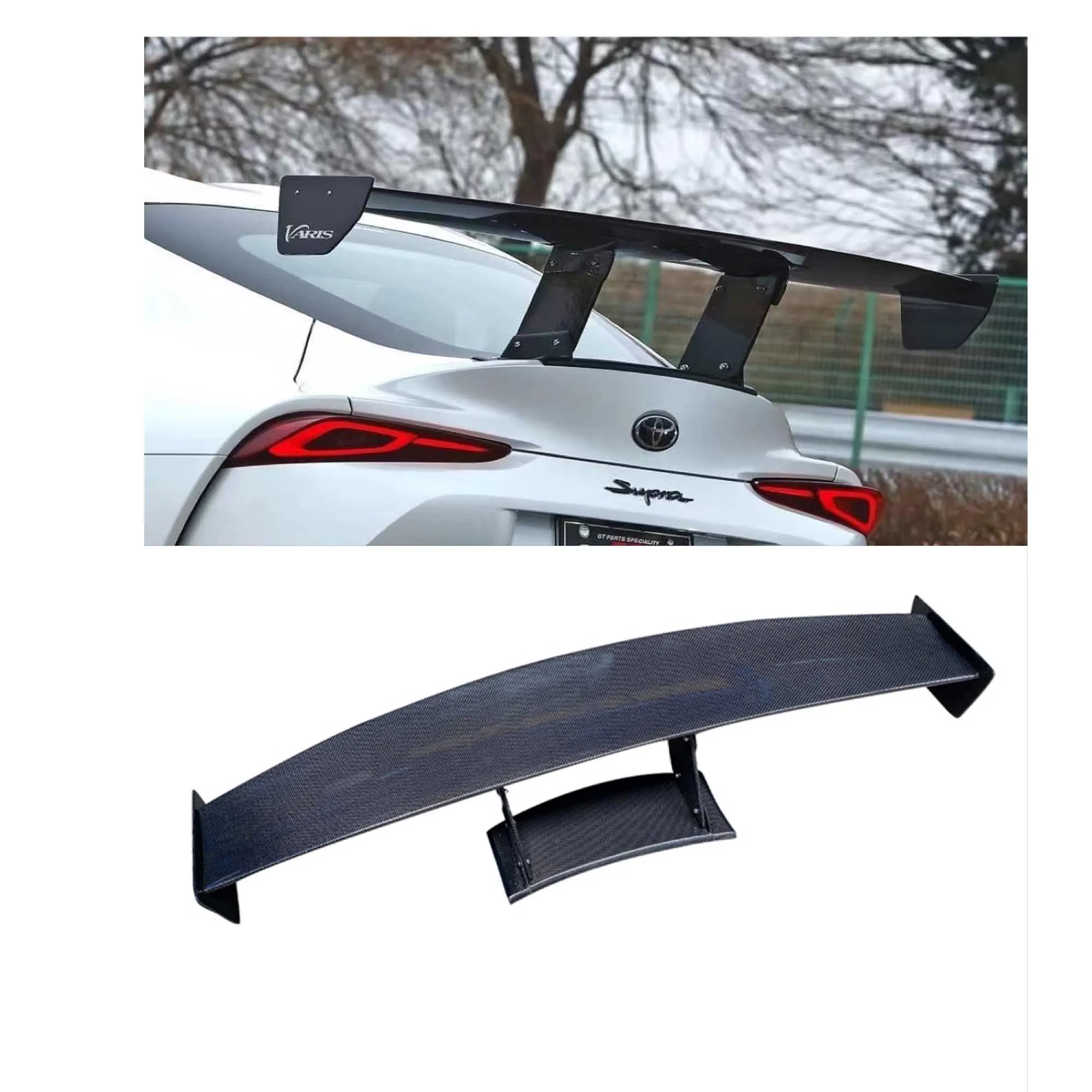 

Newest style Carbon Fiber rear spoiler for Supra A90 wing