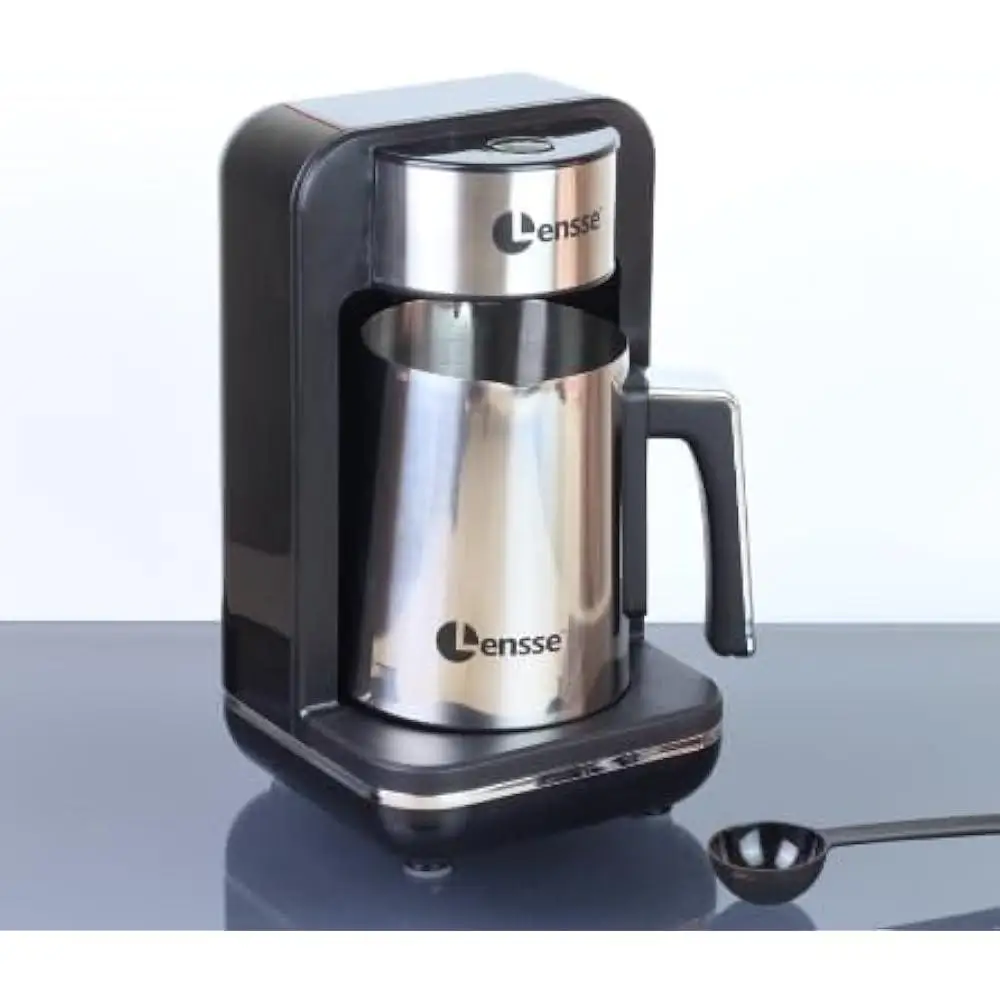 Турецкая кофеварка, 120 В, автоматическая заваривающая машина, от 1 до 4 чашек, традиционный кофе с двойной пеной, легко очищаемая, с управлением одним касанием