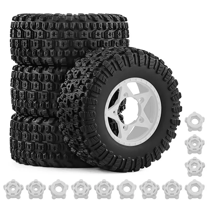 1/10 ショートコースタイヤ 12 14 17mm ヘックスフィット ARRMA Traxxas Slash Senton Rustler Team Associated RC トラック