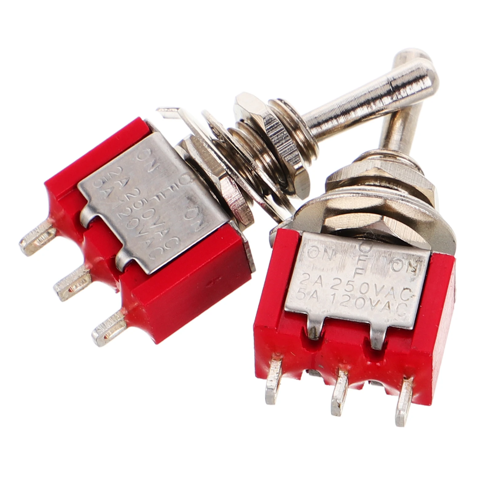 

Mini Waterproof Toggle 3Pin 2Position M6 Mounting Copper Terminal for Automotive Boat Motor Reversing