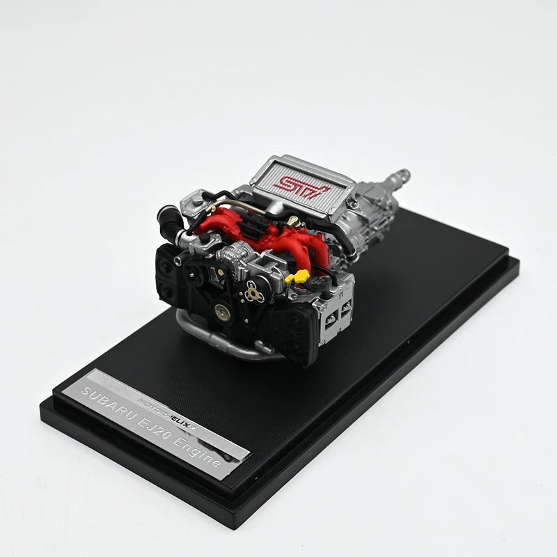 New In Stock Motorhelix Mh 1:18 Subaru Sti Ej20 Finished Engine Model Alloy Miniature Diecast Ornaments Custom Toys Kids Gift