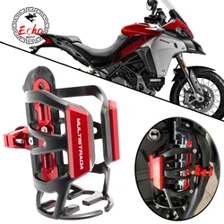 Motorcycle Accessories Beverage Water Bottle Drink Cup Holder For Ducati Multistrada 950 950S 1100 1200 1260 1200S V4 V4s