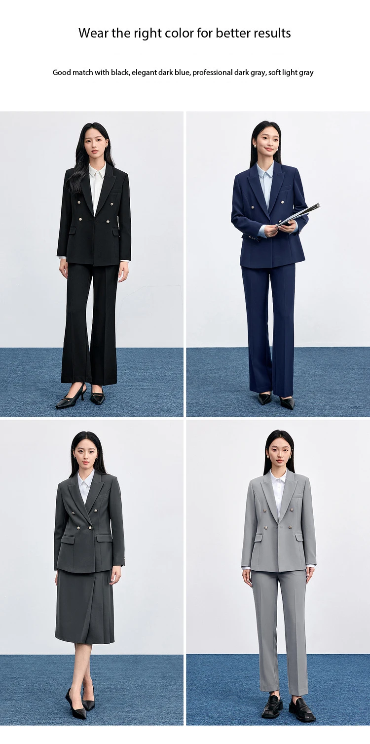 SENTUBILA ‌ Damenblazer ‌ Slim Fit Mäntel Herbst 2026 Damen Bürokleidung ‌ Langarm ‌ Jacke ‌ Damen-Formelle Kleidung 153XA1646 – Detail 15