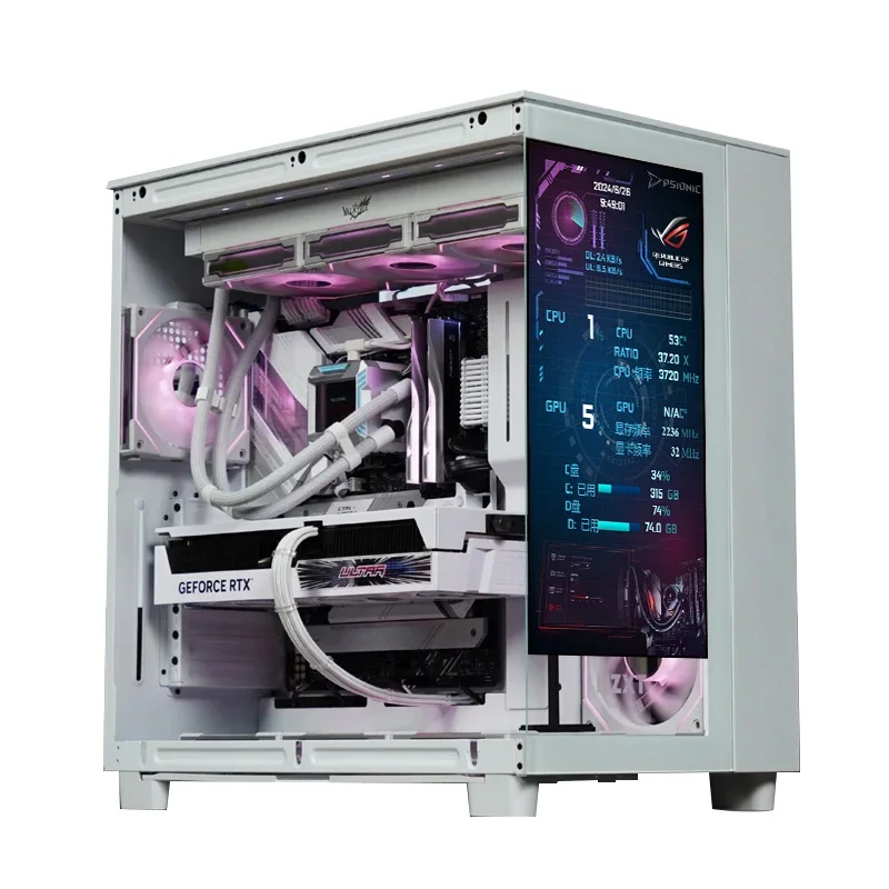 

NZXT H9flow dedicated chassis display screen sea view room side Screen DIY dynamic monitoring LCD SCREEN