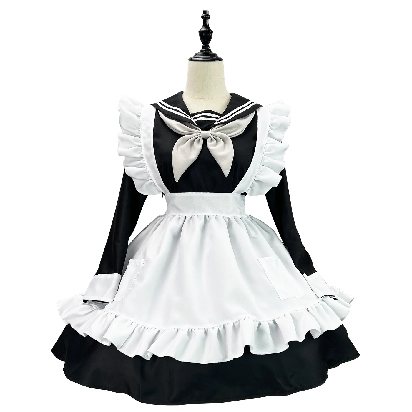 Japanese sailor uniform super cute maid dress women's big brother COSPALY performance dress long sleeve maid dress woman