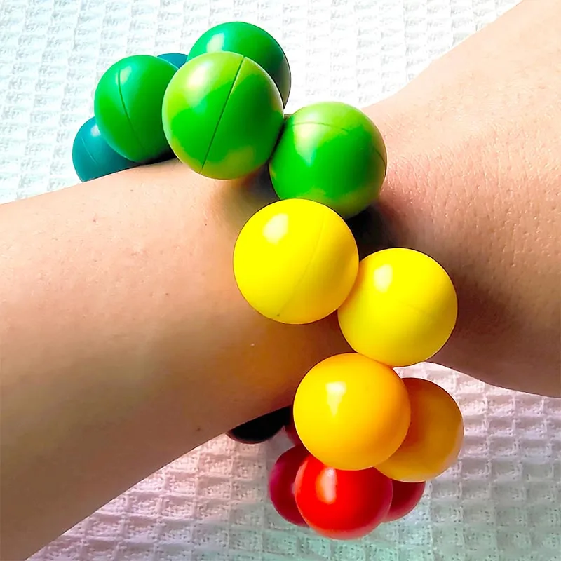 Magic Ball Player String With Versatile Shapes Beaded Children Novel Toys Stress Relieving Creative Gifts 
