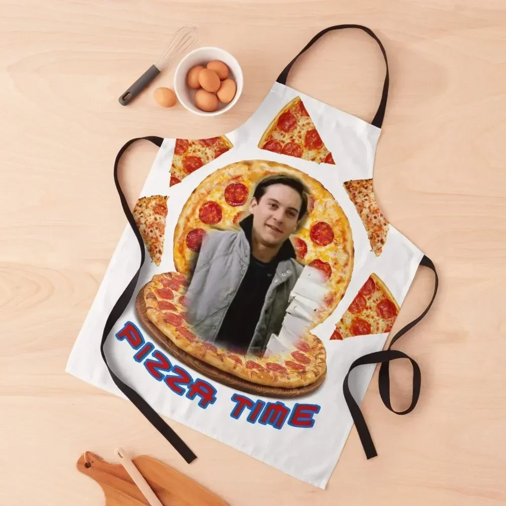 

Pizza Time Apron Kitchen Utensils painting Kitchen Items Kitchen Supplies Idea Goods Apron