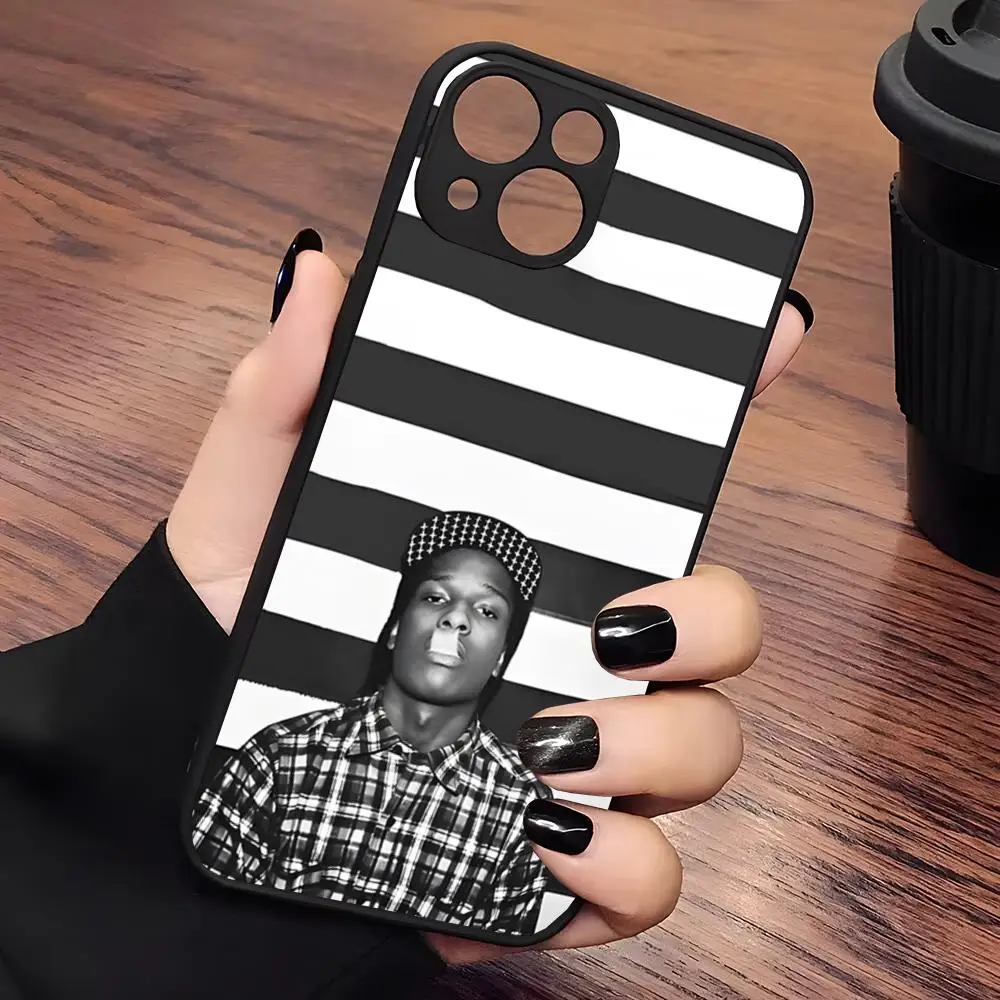 Singer A-Asap Rocky Phone Case Matte Transparent For 16 15 IPhone 12 11 13 14 Pro Max X XR 8 Plus Back Cover