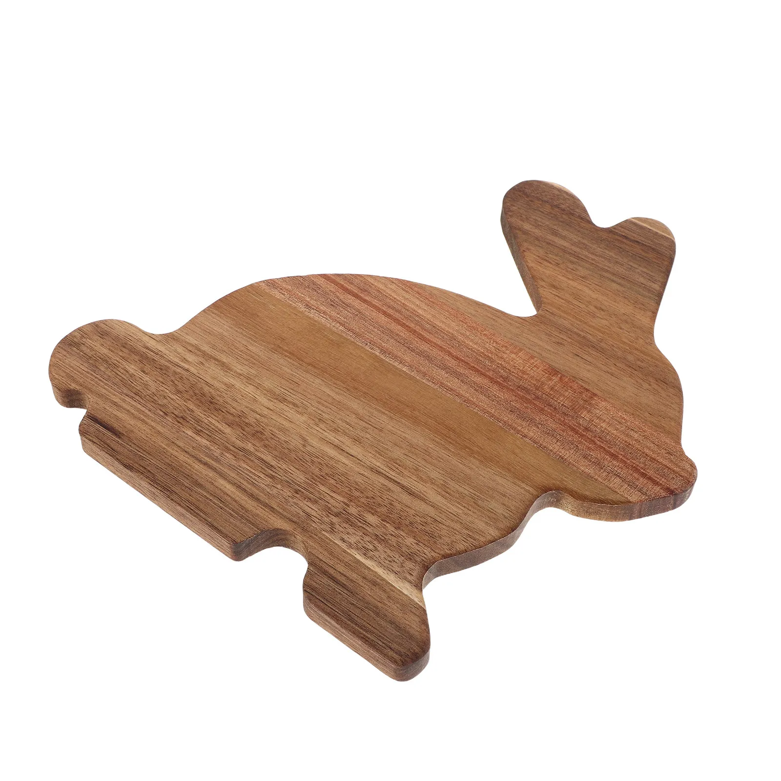 Bunny Shaped Wood Serving Platter Natural Rabbit Cheese Board 8.76x8.45x0.39 Easter Charcuterie Tray Party Appetizer Dessert