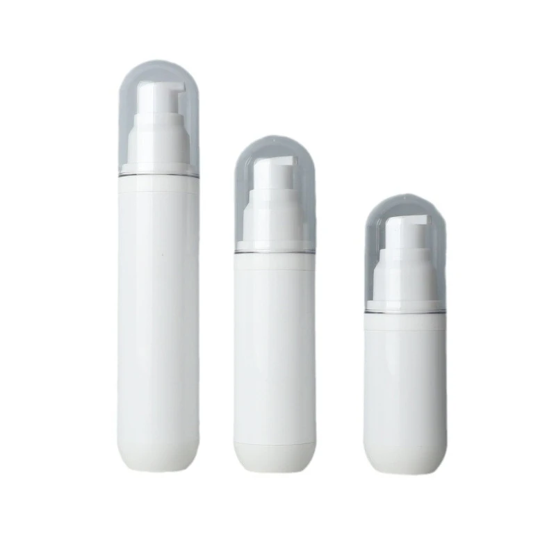 

15/30/50ml Airless Lotion Cream Pump Bottle Refillable Clear Bottle Travel Accessories Pump Foamer Jar Empty Cosmetic Bottles