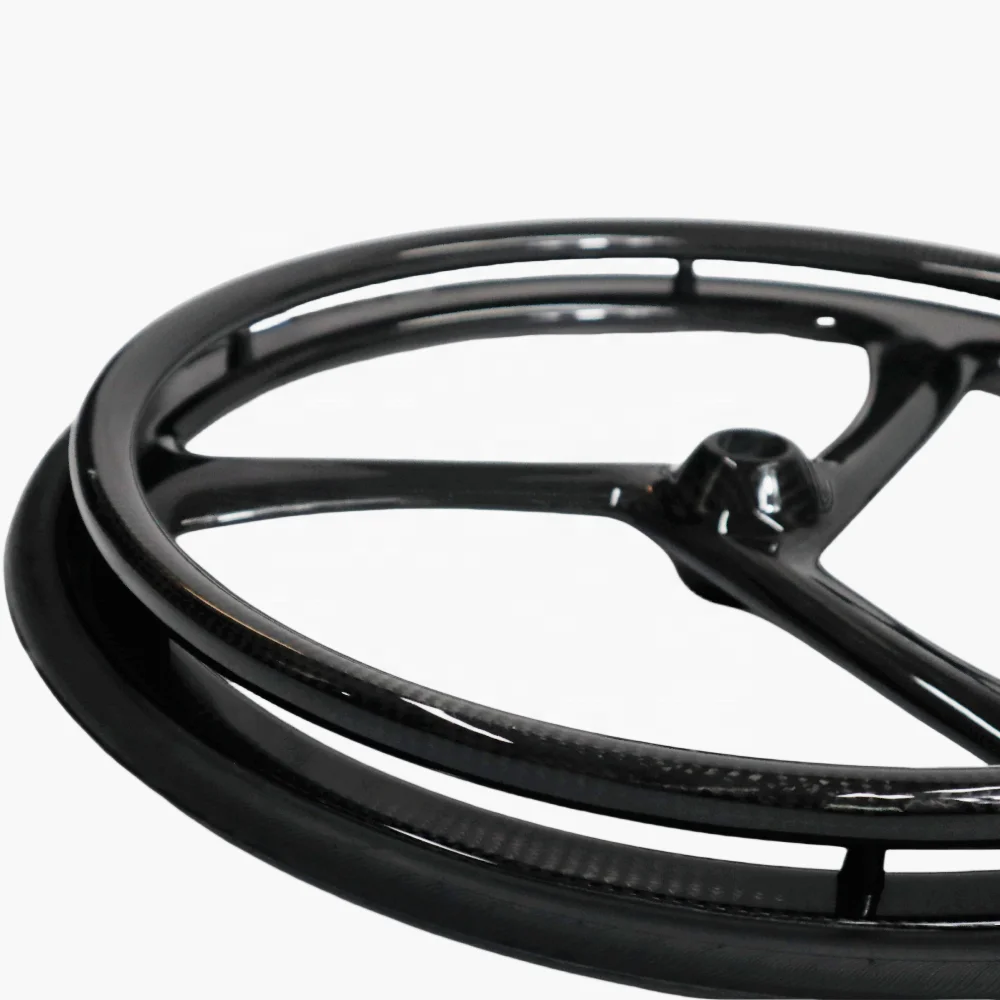 Ban Roda Belakang Manual Serat Karbon 24-Inci