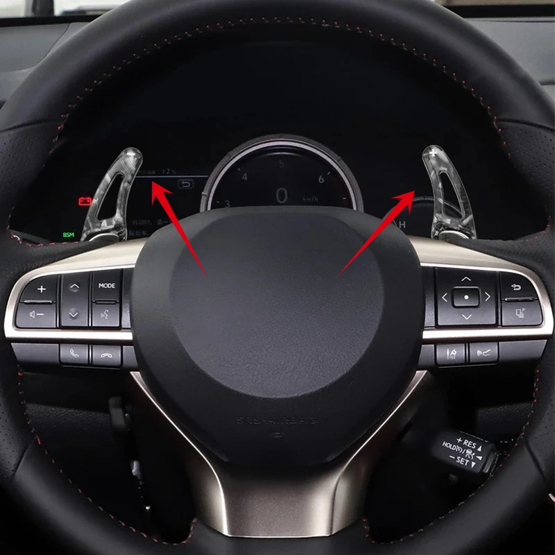

For Lexus GS 250 GS350 2011-2020 LM 300 LM500 RX 2015-2021 Steering Wheel Shift PaddleShift Extenders Car Interior Supplies