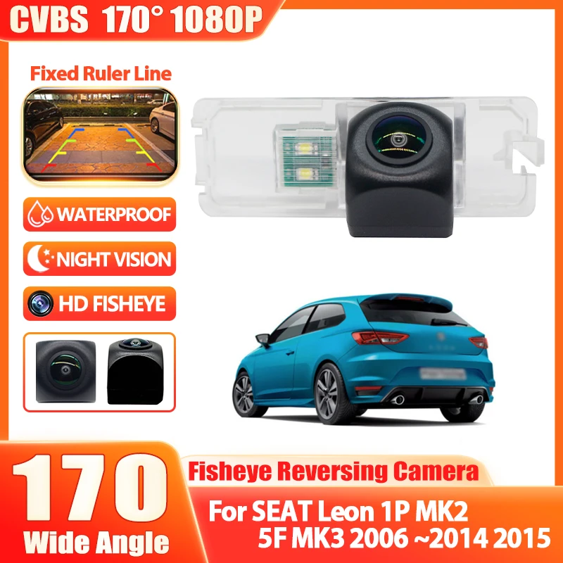 

Камера заднего вида HD для SEAT Leon 1P MK2 5F MK3 2006~2014 2015, высококачественная CCD-камера ночного видения