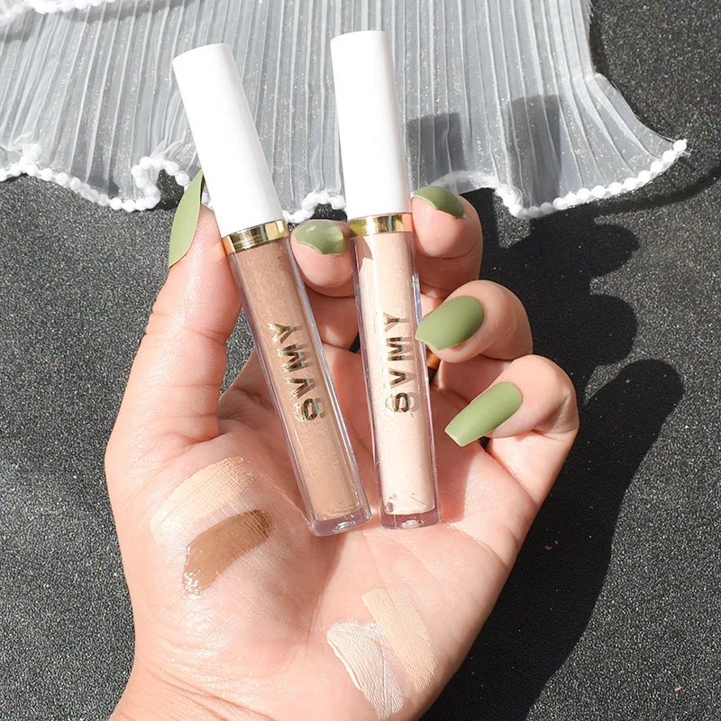 Feuchtigkeitsspendende Aufhellende Concealer-Creme Volle Deckkraft Foundation Abdeckung Akne Augenringe Ölkontrolle Flüssiger Gesichtskontur-Stift – Detail 24