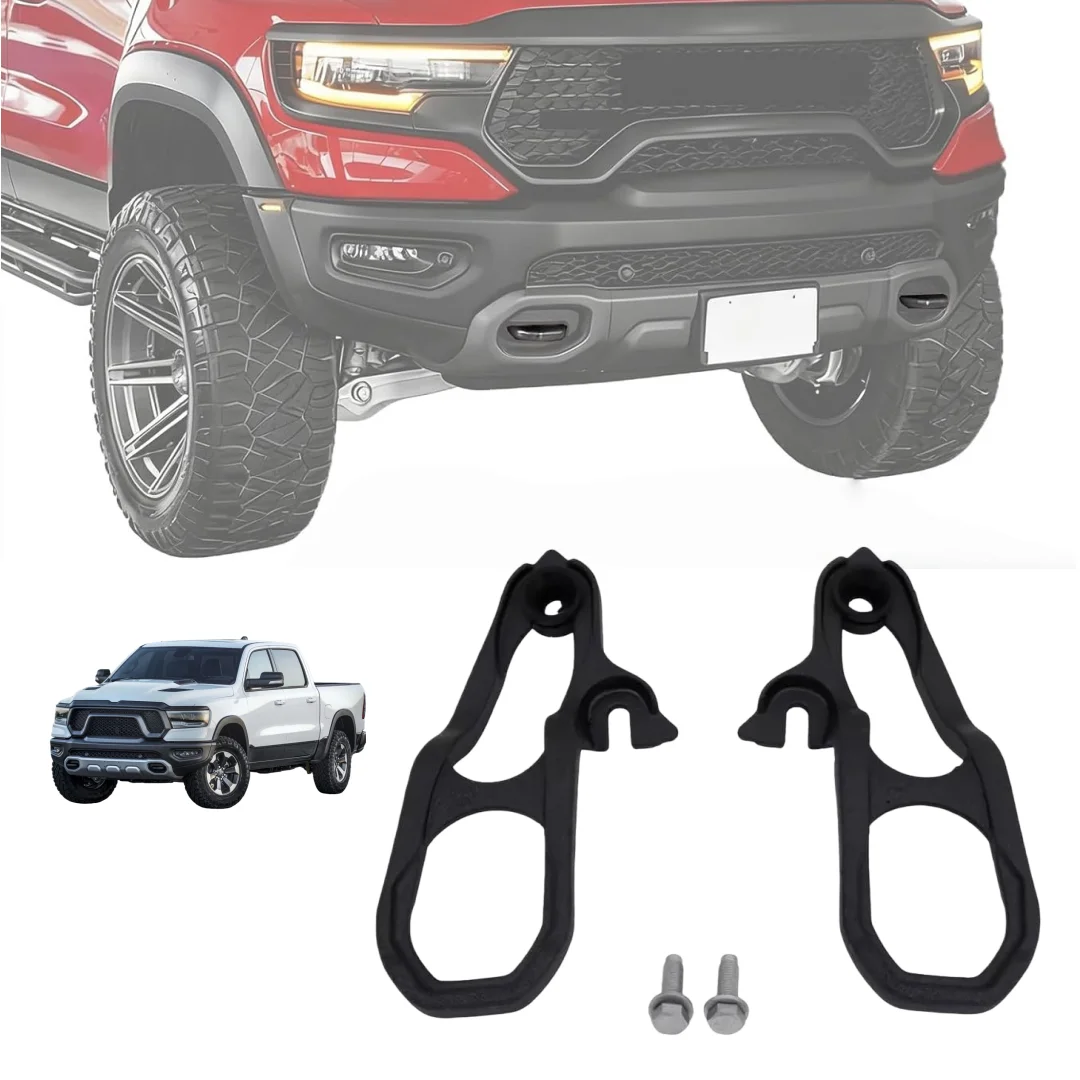 Front Tow Hook Fit for Dodge Ram 1500 2019-2025 | Heavy Duty Towing Recovery Hook | Direct Bolt-On Installation