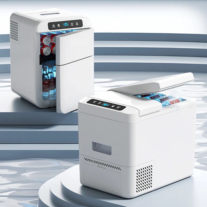 

Новый автомобильный холодильник 2025, маленькая мини-морозильная камера, автомобильный холодильник для лекарств, общежитие, небольшой холодильник для кемпинга на открытом воздухе