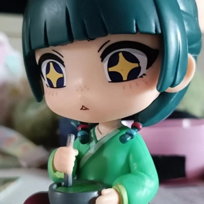 أنيمي ماوماو apothecary الشكل جينشي ماوماو عمل الشكل ماوماو تمثال جمع ألعاب الدمى سطح المكتب زخرفة هدايا عيد الميلاد