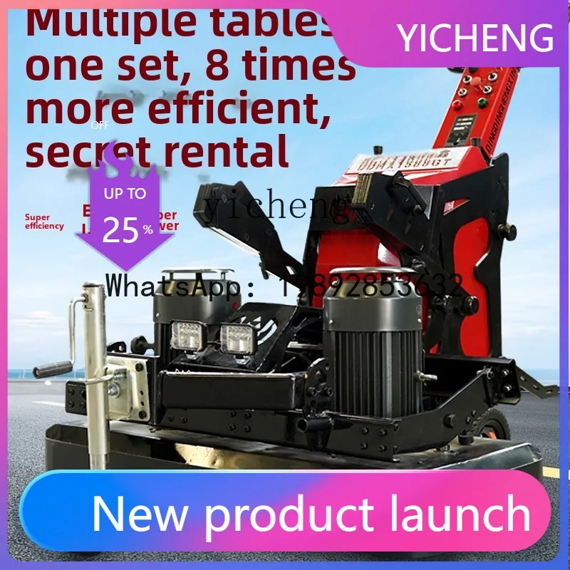 

X2 large floor grinder curing epoxy construction concrete cement floor grinding and polishing