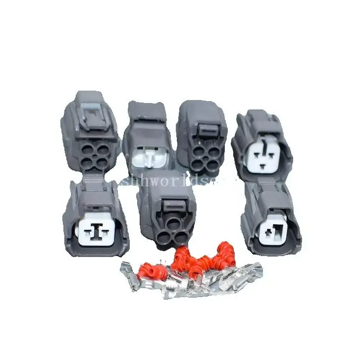 shhworldsea 1,2,3,4,6,8 Pin male female Rear door lock motor horn plug auto connector for BUICK Honda CITY 6181-0070 6189-0129