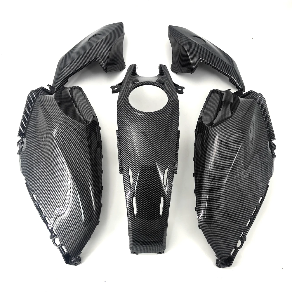 For YAMAHA MT-07 2025 Motorcycle ABS carbon fiber pattern Fuel Gas Tank Cover Protection Guard Fairing Fuel tank cap accessories view 6