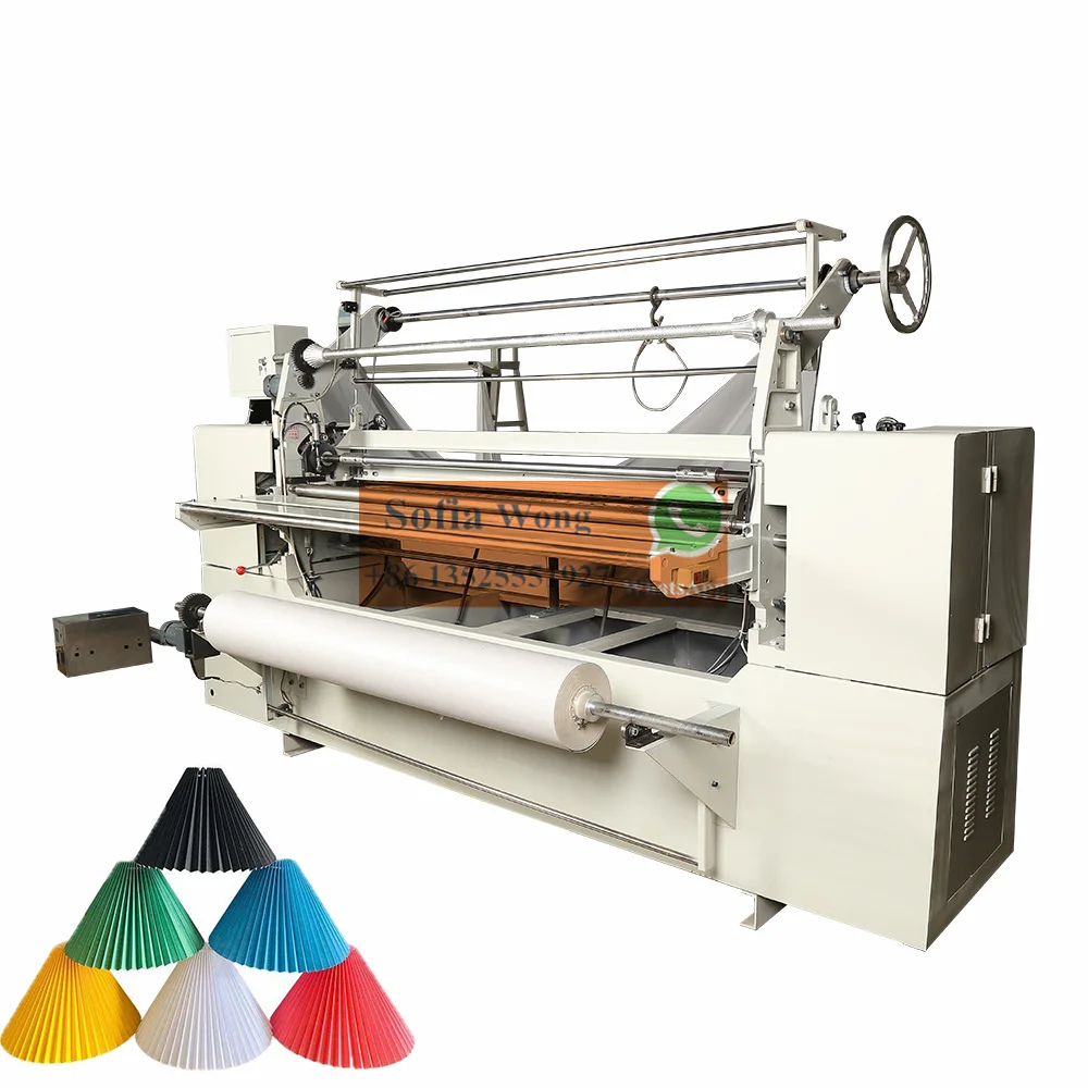 High Quality Automatic Fabric Cloth Press Machine Skirt Fabric Pleating Machine